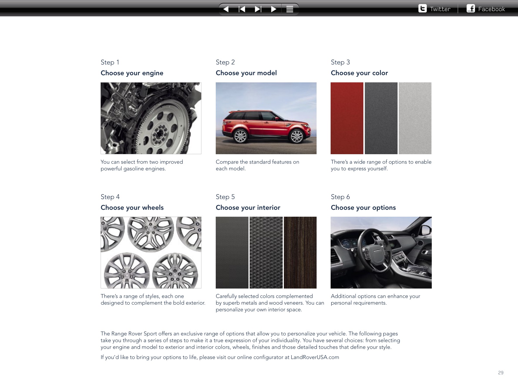 2014 Range Rover Sport Brochure Page 6